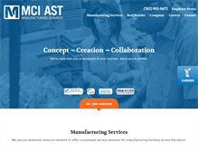 Tablet Screenshot of mciast.com